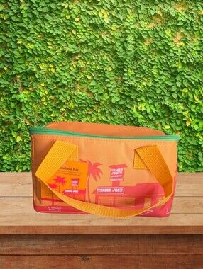 Trader Joe's Mini Insulated Bag-Orange